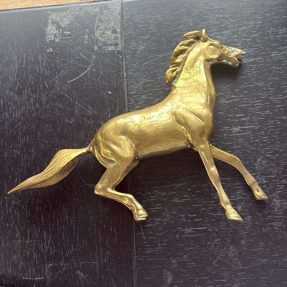 Vintage brass horse - Picture 5 of 8